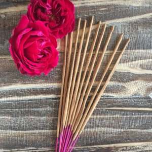 Organic Rose Incense Sticks (Agarbatti)