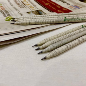 Newspaper Pencils